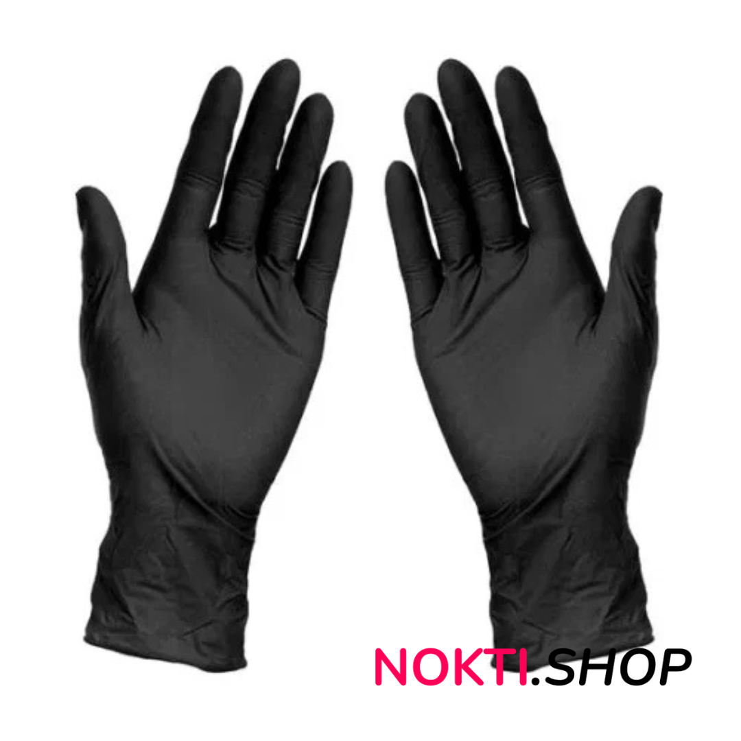 Rukavice nitril CRNE M 100 komada