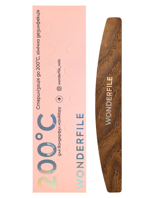 Drvena osnova polumesec 162x24 mm Wonderfile