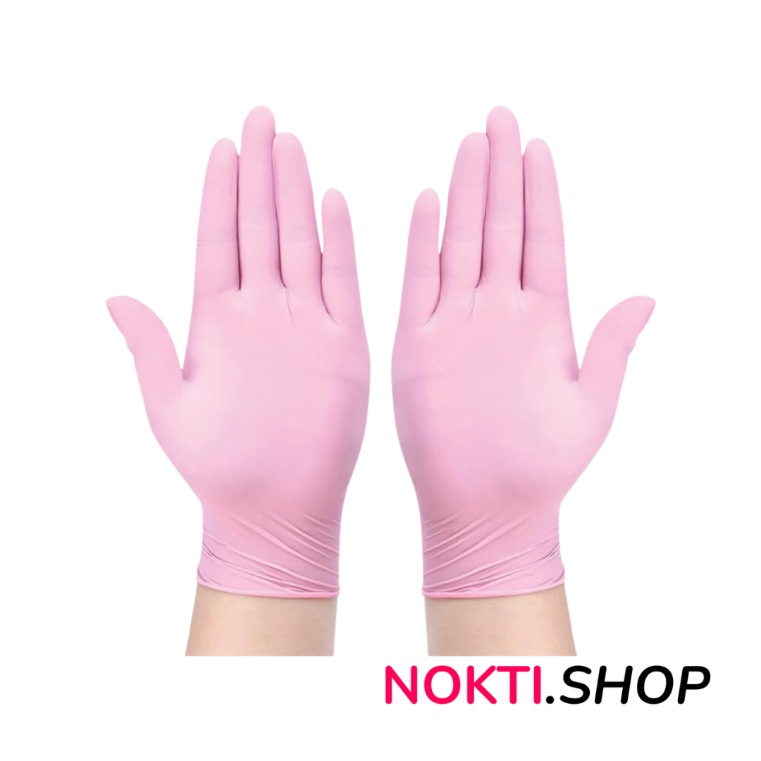 Rukavice nitril ROZE M 100 komada
