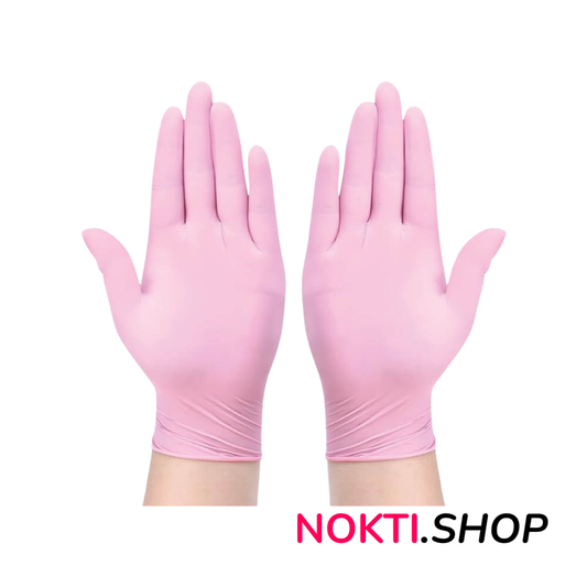 Rukavice nitril ROZE M 100 komada